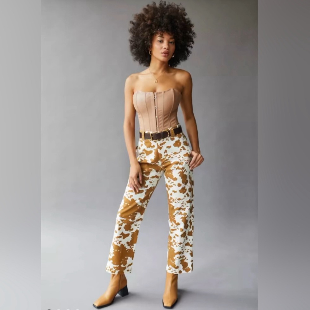 Obey Straggler Cow Print Pants